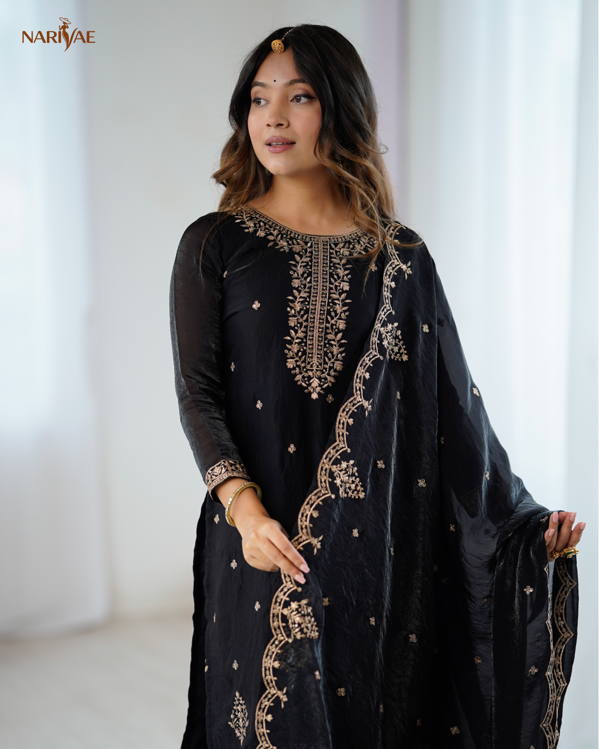 Sharara Set in Pure Soft Crunchy Silk | Embroidered Kediya Kurta with Fully Flared Sharara & Dupatta | Fully Stitched Ready to Wear Ethnic Set for Women