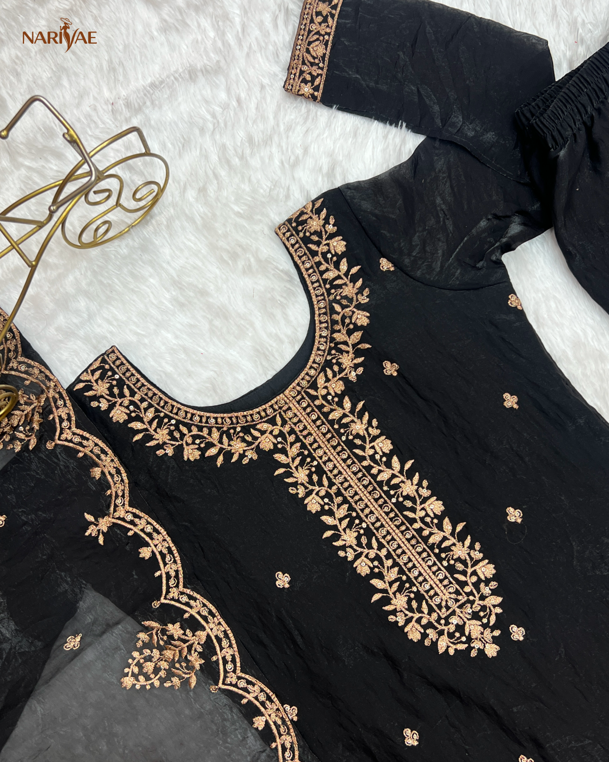 Sharara Set in Pure Soft Crunchy Silk | Embroidered Kediya Kurta with Fully Flared Sharara & Dupatta | Fully Stitched Ready to Wear Ethnic Set for Women